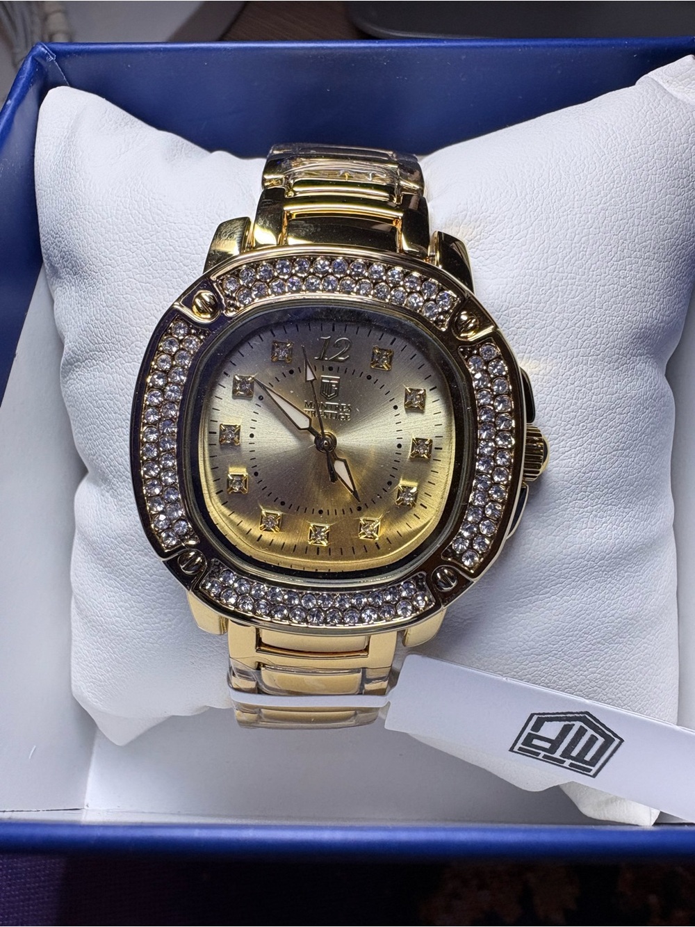Montres Prestige Gold-Tone Bracelet Watch